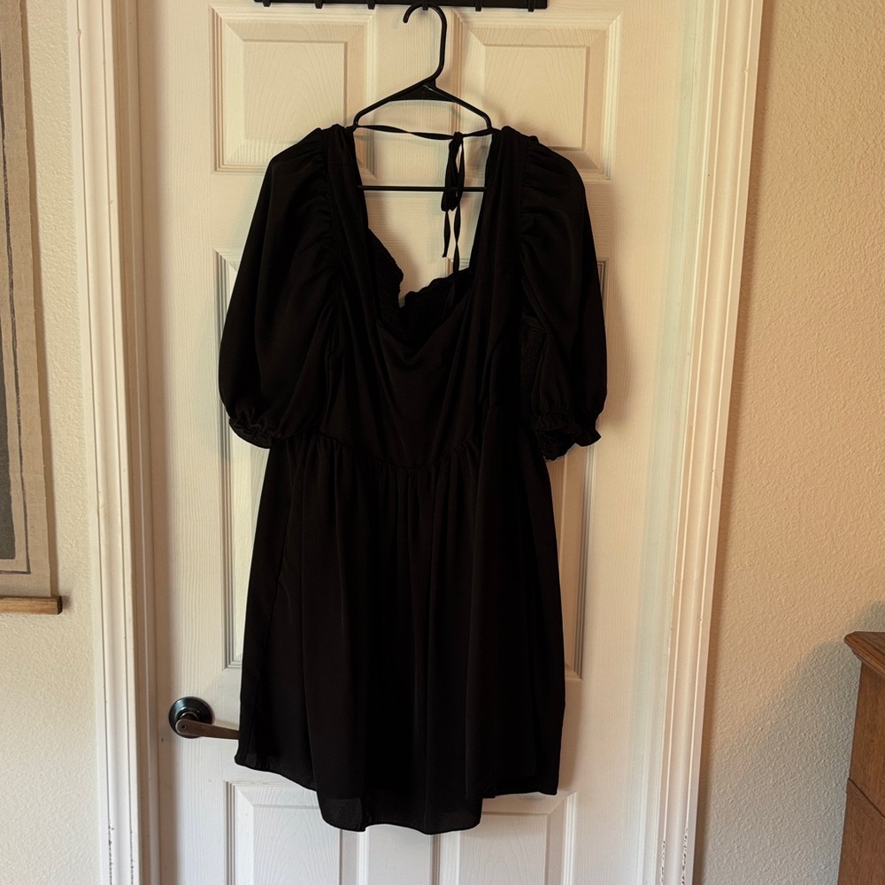 ARULA Black Mini Dress